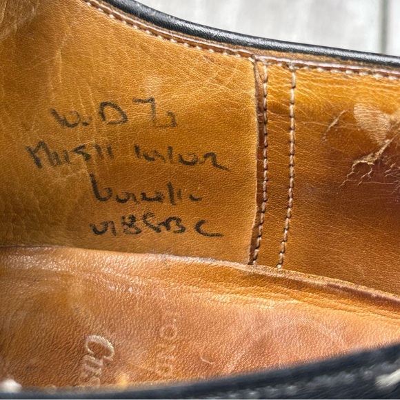 Church’s Last 73 Black Leather Oxford Dress Shoe Mens Size 10 D - Picture 10 of 13